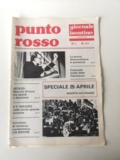 Punto rosso giornale - rosso, isontino