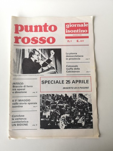 Punto rosso giornale isontino - punto,