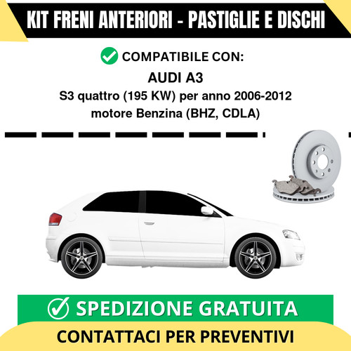 Kit freni anteriori pastiglie - kit, (pastiglie