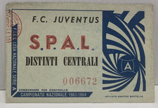 Biglietto Ticket FC Juventus
