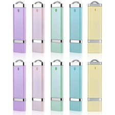 Kootion 5/100 pezzi 8 GB 16 GB 32 GB USB 2.0 supporti di memorizzazione in metallo chiavette USB memoria