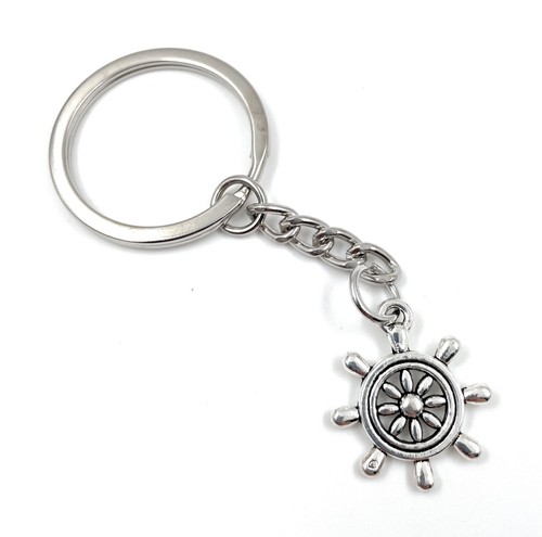 Portachiavi argento metallo - argento,