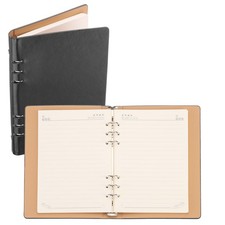 A5 Leather Ring Binder with 80