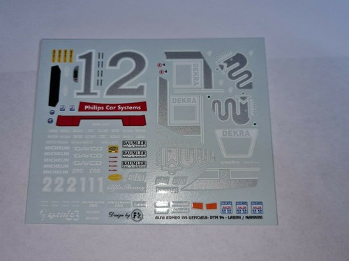 Decal racing43 alfa romeo - racing43:alfa,
