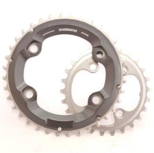 Set Pignone Shimano Deore XT FC-M8000-2 36/26 denti 2x11 velocità - NUOVO