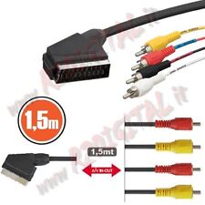 CAVO SCART ad SVHS 1,5Mt 21PIN