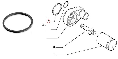 Guarnizione ring radiatore - guarnizione, o-ring