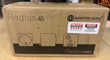 MONITOR AUDIO Radius 45 diffusori da scaffale (coppia) nero lucido NUOVI IN SCATOLA