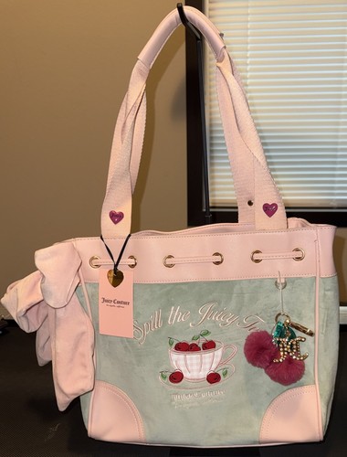 Borsa juicy couture - borsa, rosa/verde