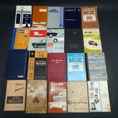 Lotto libretti uso - , e