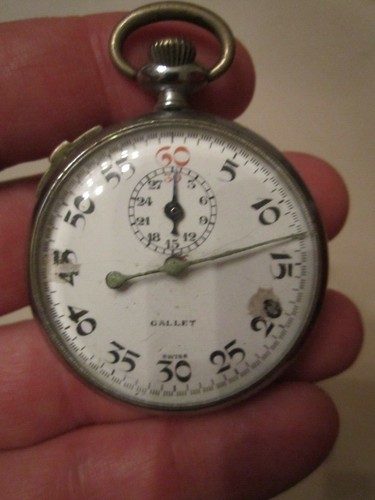 Cronometro gallet vintage - cronometro,