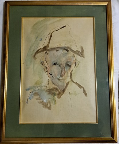 Ernesto treccani 35x45 dipinto - ernesto,