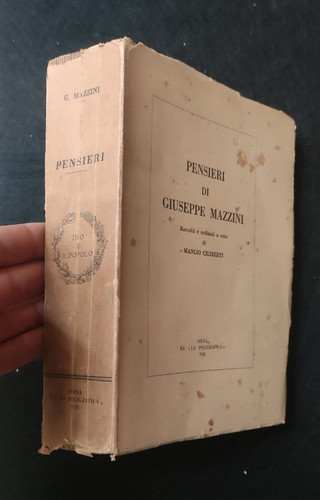 Pensieri giuseppe mazzini - pensieri, di