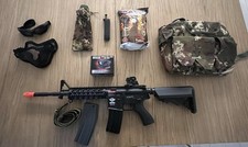 Fucile da softair M4 Ras Combat e alcuni accessori usati