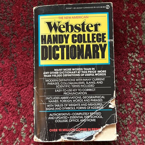 The new american webster - new,