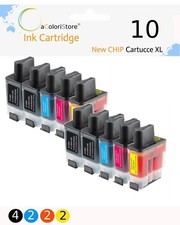 10 cartucce compatibili LC900 per Brother DCP-110C DCP-115C DCP-117C DCP-120C