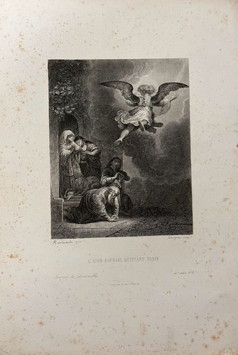Stampa antica angelo - stampa,
