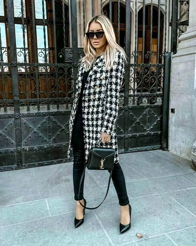 Giacca cappotto zara tweed - giacca,
