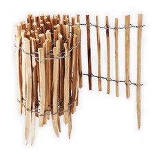 50 m staccionata rollboarder altezza 35 cm distanza doghe 4-6 cm recinzione giardino in legno