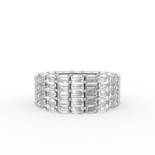 Anello in oro bianco 18 kt con