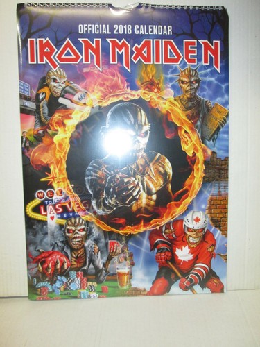 Iron maiden calendario - maiden, 2018