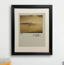 Salvador Dalí litografia originale firmata a mano con certificato di autenticità e valutazione di $ 3.500 USD