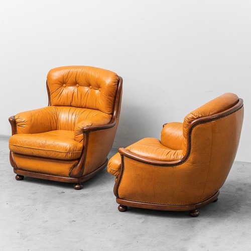 Coppia poltrone pelle - poltrone, e