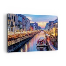 Quadro su Tela 120x80cm Canale