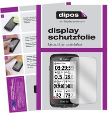 3x Pellicola Protettiva per Bryton Rider 60 Protezione Schermo Claro Display