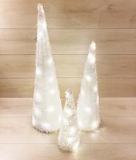 Set 3 Alberi Coni Natalizi