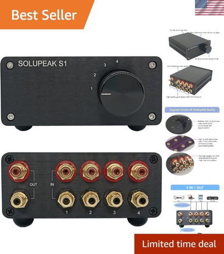 Rca switch stereo 1 out - switch,