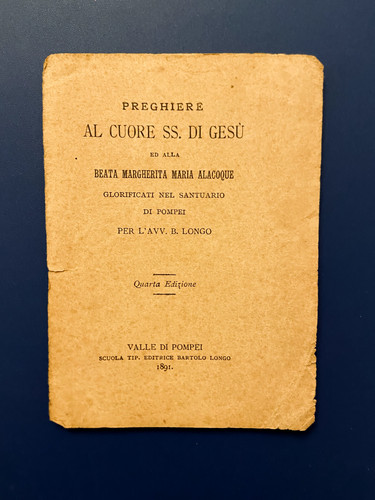 Libro storico preghiere cuore
