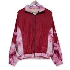 Giacca a vento Vintage rossa a