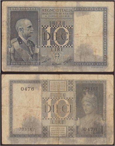 Lire 1939 imperiale - lire,