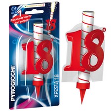 CANDELA FESTA 18 ANNI FONTANA