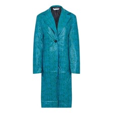 Cappotto pelle vegan effetto