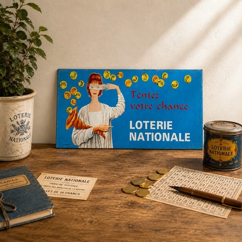 Plaque publicitaire ancienne