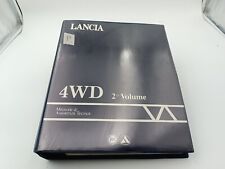 Manuale officina Autobianchi Y10 4WD gamma dal 1988 2° secondo volume originale.