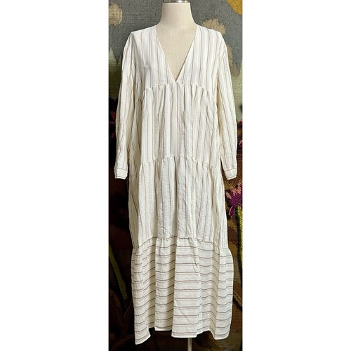 Maxi abito lungo - , righe