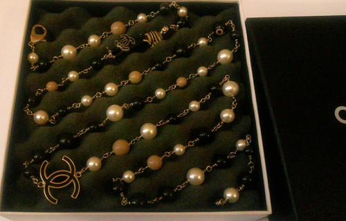 Collana perle lunghe chanel - lunghe,