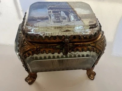 Porta gioielli scrigno vetro