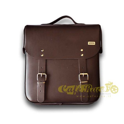 Borsa laterale marrone - borsa, con