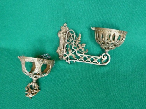 Victorian cast iron oil lamp - victorian,