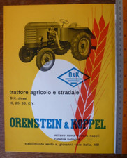 Advertising Tractors ORENSTEIN