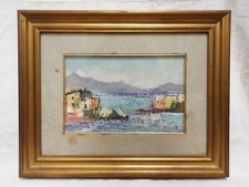 Dipinto marina olio su tavola