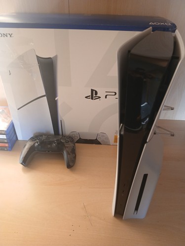 Sony ps5 slim edizione blu - sony, blu-ray