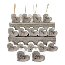 10X Mini Profumatore Cuore bomboniera Unicorno Nascita Battesimo Compleanno 