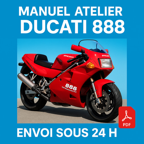Manuel atelier ducati 888 - 888, 1991
