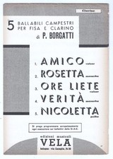 Spartito 5 BALLABILI CAMPESTRI