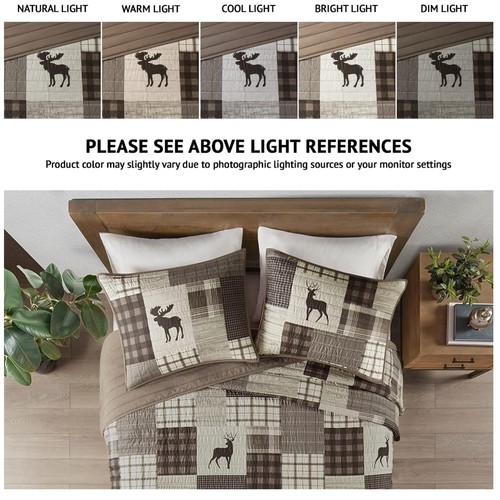 Set lenzuola marrone - , alce